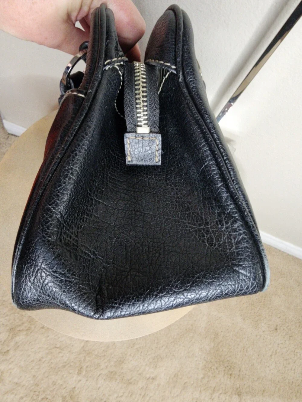 Kate Spade Black Leather Shoulder Bag -